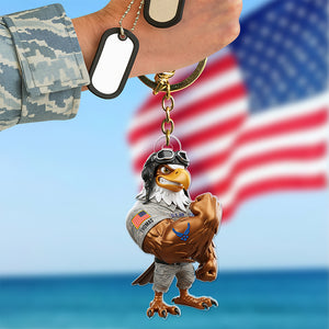 Military Keychain - Personalized Gifts For Veteran 04naqn300725