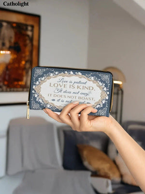 Catholight Corinthian Elegance Leather Wallet Purse