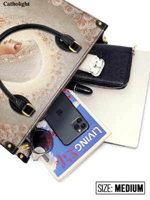 Catholight Rose Halo Devotion Leather Bag