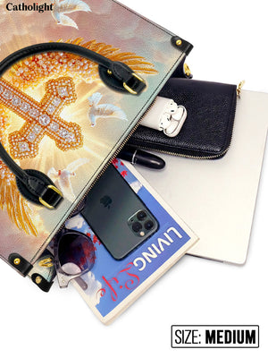Catholight Dove of Peace Leather Bag