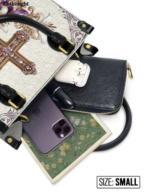Catholight Faith & Florals Leather Bag