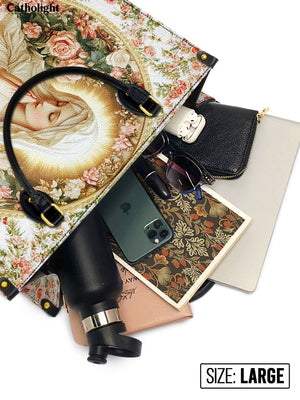 Catholight Virgin Mary's Grace Leather Bag