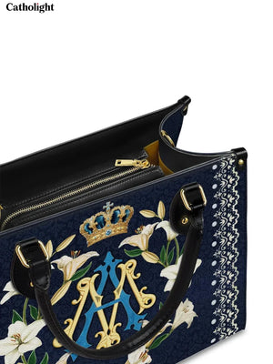 Catholight Crown Of Grace Leather Bag