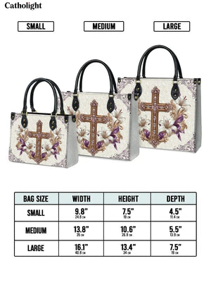 Catholight Faith & Florals Leather Bag
