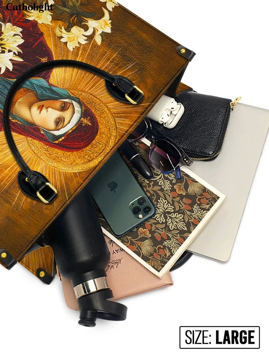 Catholight The Lily Of Purity Leather Bag