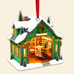 Sewing Room Christmas Ornament - Personalized Gift For Sewing Lovers 06OHLU140825