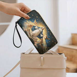 The Queen of Heaven - Leather Wallet Purse 13acxn030425
