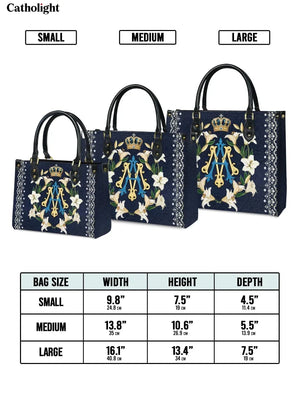 Catholight Crown Of Grace Leather Bag
