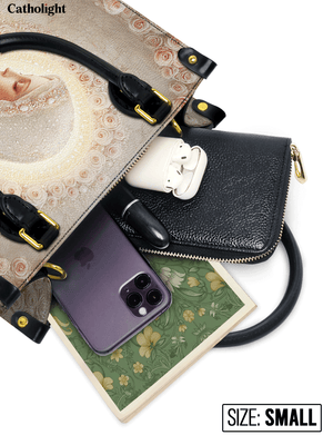 Catholight Rose Halo Devotion Leather Bag