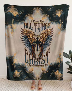 I Can Do All Things Through Christ Jesus Blanket 01acxd210425