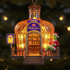 Holiday Spirit Bar Christmas Ornament, Personalized Gifts For Drinkers 02qhqn250825