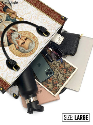 Catholight Saint Peter Reverence Leather Bag