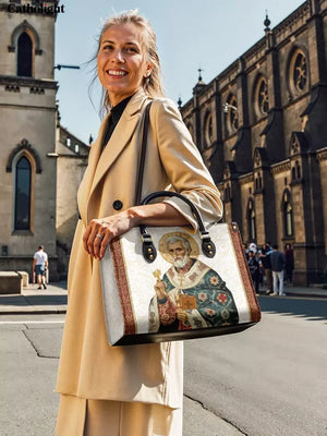 Catholight Saint Peter Reverence Leather Bag