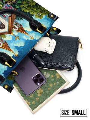 Catholight Path to Faith Leather Bag