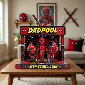 Father’s Day Hero Squad Acrylic Plaque Personalized Gifts For Dad 032OHDH140426