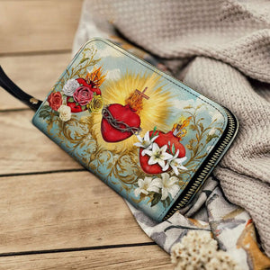 Trinity of Love Leather Wallet Purse 10acxn030425