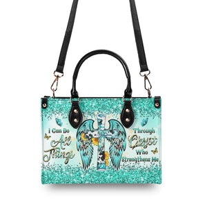 I Can Do All Things Through Christ Leather Bag - Gifts For Jesus Lovers 02acxd210425