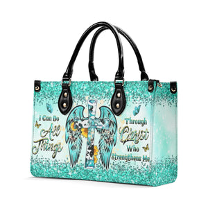 I Can Do All Things Through Christ Leather Bag - Gifts For Jesus Lovers 02acxd210425