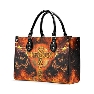 Jesus Saves Leather Bag 01acxn160425