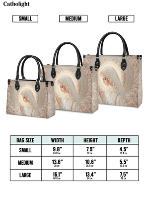 Catholight Rose Halo Devotion Leather Bag