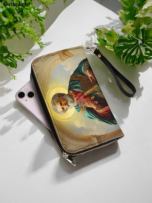 Catholight Saint Peter’s Legacy Leather Wallet Purse