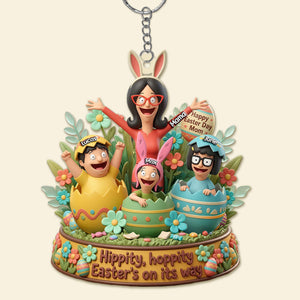 Happy Easter Day Mom Keychain - Personalized Gifts For Mom 05pamg130326