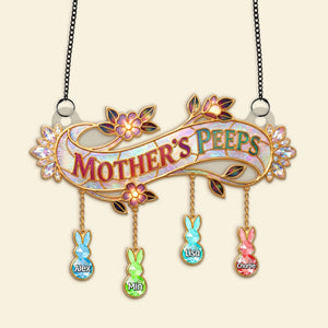 Cute Little Peeps Suncatcher - Personalized Gift For Grandma/Mom 01KIMG250326