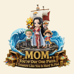 Sea Adventure Mom Acrylic Plaque - Personalized Gifts For Mother's Day Plaque 041HUMG250326