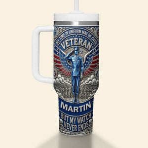 Veteran Proud Tumbler - Personalized Gifts For Veterans 05pamg100326