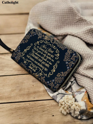 Catholight Everlasting Life Leather Wallet Purse