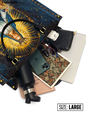 Catholight Celestial Devotion Leather Bag