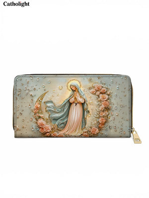 Catholight The Crescent of Serenity Leather Wallet Purse