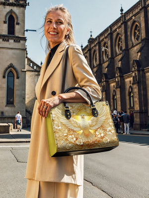 Catholight Wings of Serenity Leather Bag