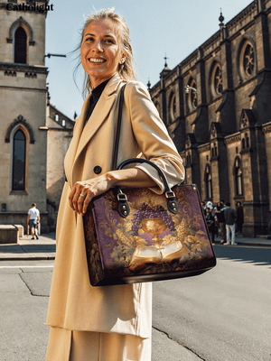 Catholight The Chalice of Abundance Leather Bag