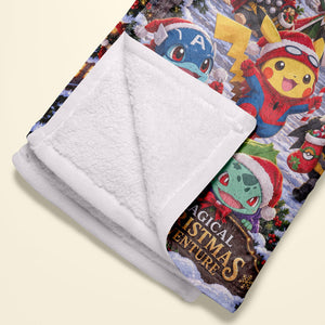 Magical Christmas Adventure Blanket - Personalized Gifts For Christmas 01ttta131026