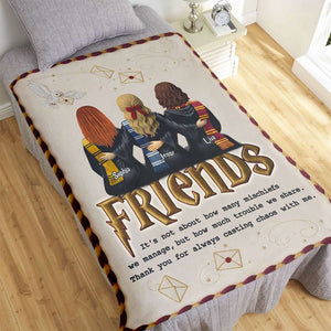 Besties Blanket - Personalized Gifts For Friends Blanket 05TOTI221025