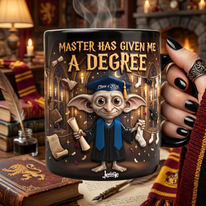 Master Has Given Me A Degree - Celebrate Graduation Heat Changing Mug - Personalized Gifts For Graduates 03nata070526