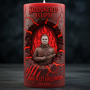 Branding From Classic Slashers LED Candle - Personalized Gifts For Horror Fans 04qhqn060925