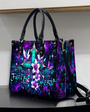 I Put My Faith In Jesus Leather Bag 02acxn160425