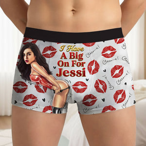 Naughty Couple Boxer - Custom Photo Gifts For Him Men's Boxers 02HUTI261225