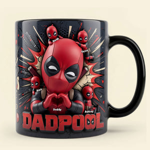 Funny Undead Dad And Kids Magic Ceramic Coffee Mug - Personalized Gifts For Father's Day Magic Mug 05NATI160426