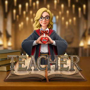 Magic Teacher Plaque - Personalized Gifts For Teachers 03ohti080725