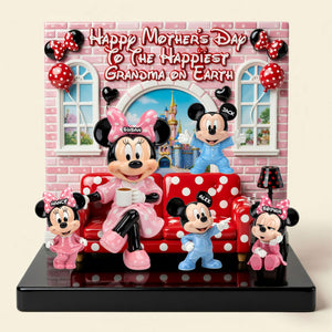 To The Happiest Grandma On Earth Acrylic Plaque - Personalized Gifts For Grandmas 02ohti310326