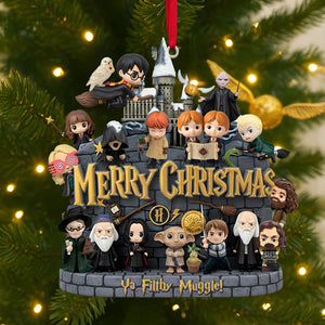 Jolly Castle Christmas Ornament, Personalized Gifts For Fan 01qhti150925