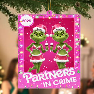 Funny Drinking Friend Ornament - Personalized Gifts For Friends 06nati150925