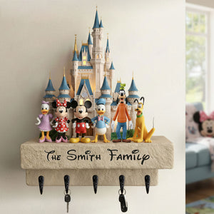 Cute Characters Acrylic Key Hanger - Personalized Gifts For Family 01hyti161225
