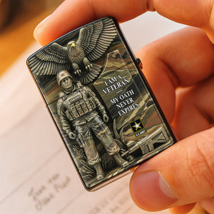 Badass Veteran Lighter - Personalized Gifts For Veteran 04tgti080825