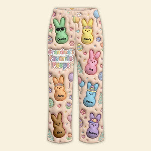Bunny Kids Easter Day Pajama Pants - Personalized Gift For Grandma Pants 02NATI100326
