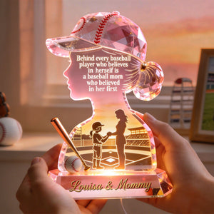 Proud Baseball Mom Light Box Personalized Gifts For Mom 02PGTI090426