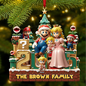 Family 2025 Ornament - Personalized Gift For Family Christmas Ornament 05PATI061125
